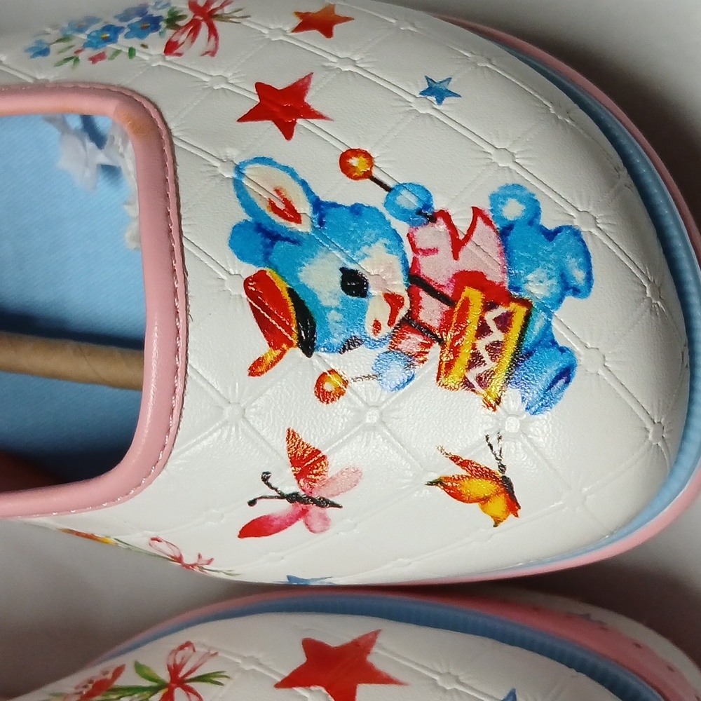 Hot Chocolate Design Chocolaticas Kitschy Blanket Platform Mary Janes RARE Sz 7 - Picture 2 of 16